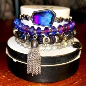 RBP4447 Winter Lights Bomb Party Bracelet Stack